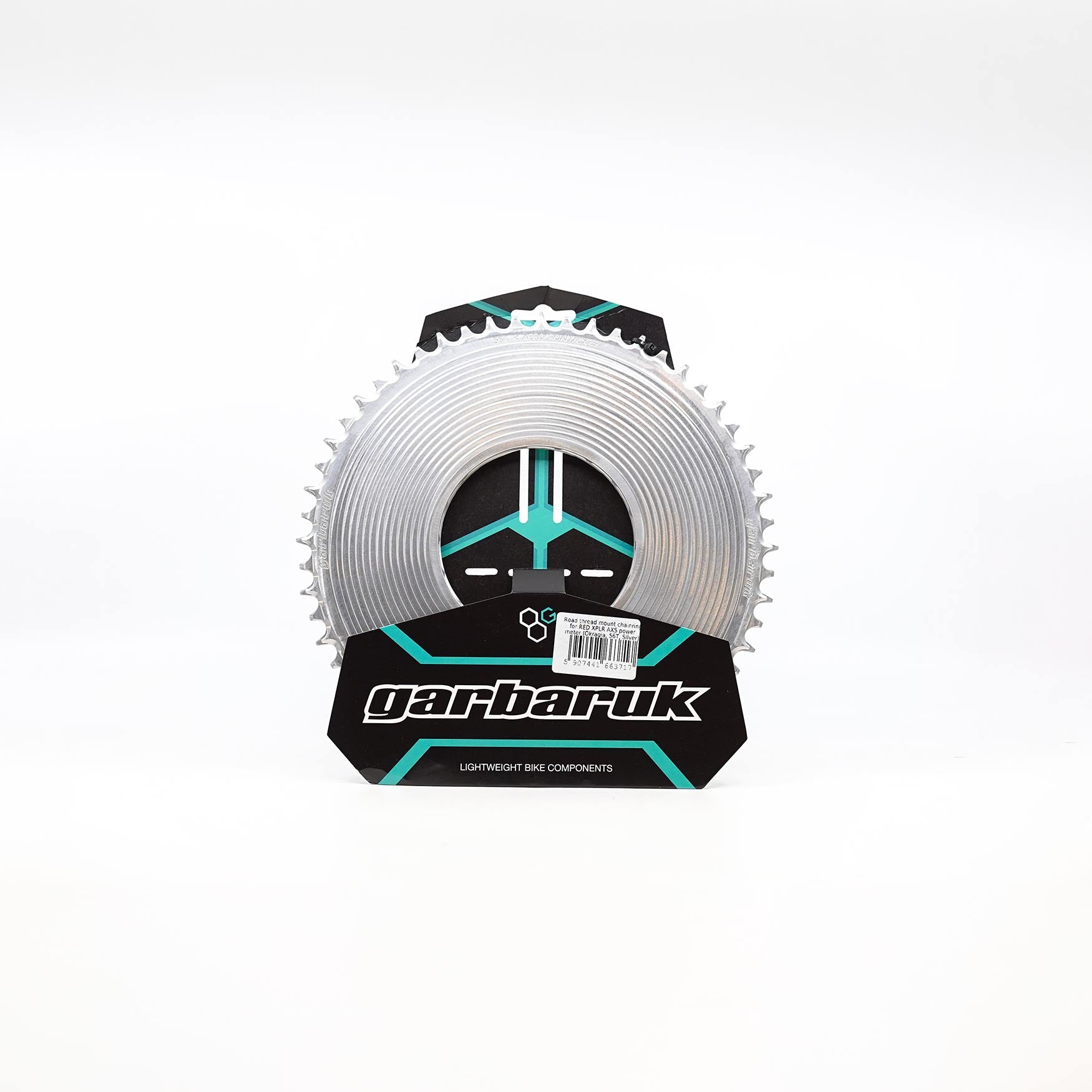Garbaruk Road Thread-Mount Chainring for SRAM RED XPLR AXS Power Meter - Silver