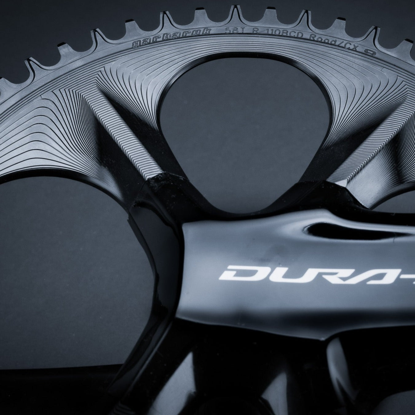 Garbaruk Shimano Dura-Ace R9200 Direct Mount 1x Chainring - Black