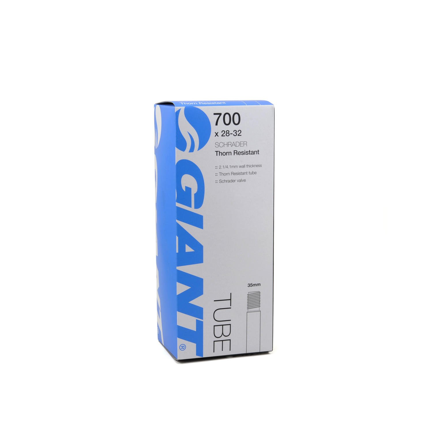 Giant Inner Tube - 700X28-32 Schrader Valve - 35mm Thorn Resistant
