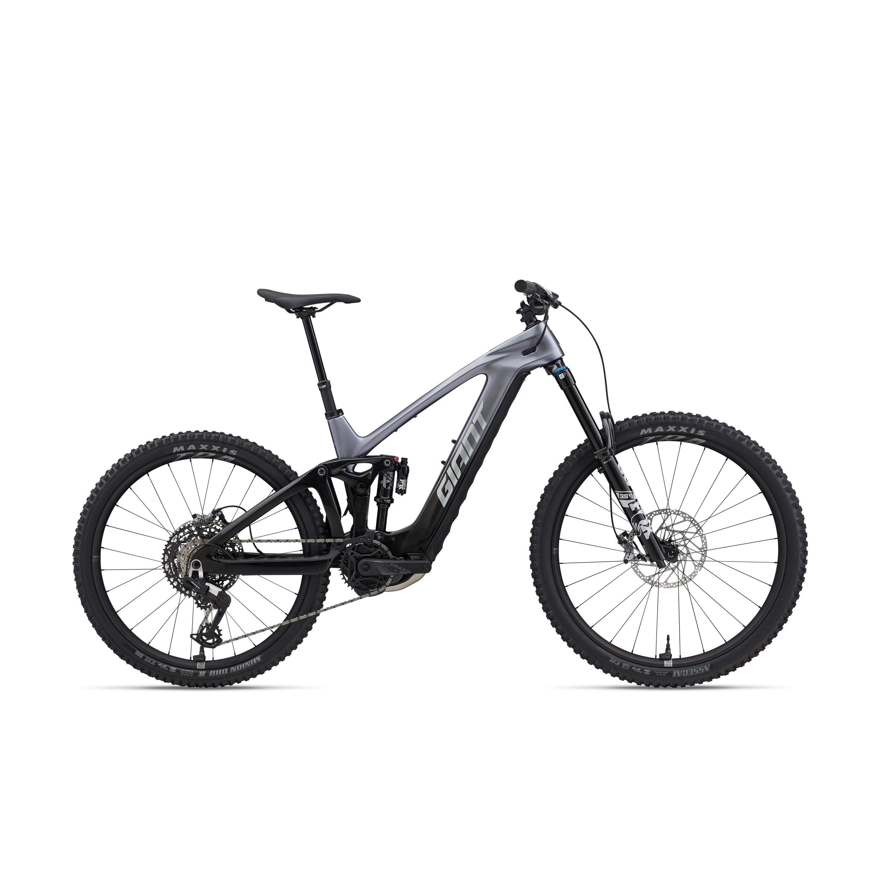 Giant Reign Advanced E+ 1 Mountain Bike - Mercury/Carbon Smoke