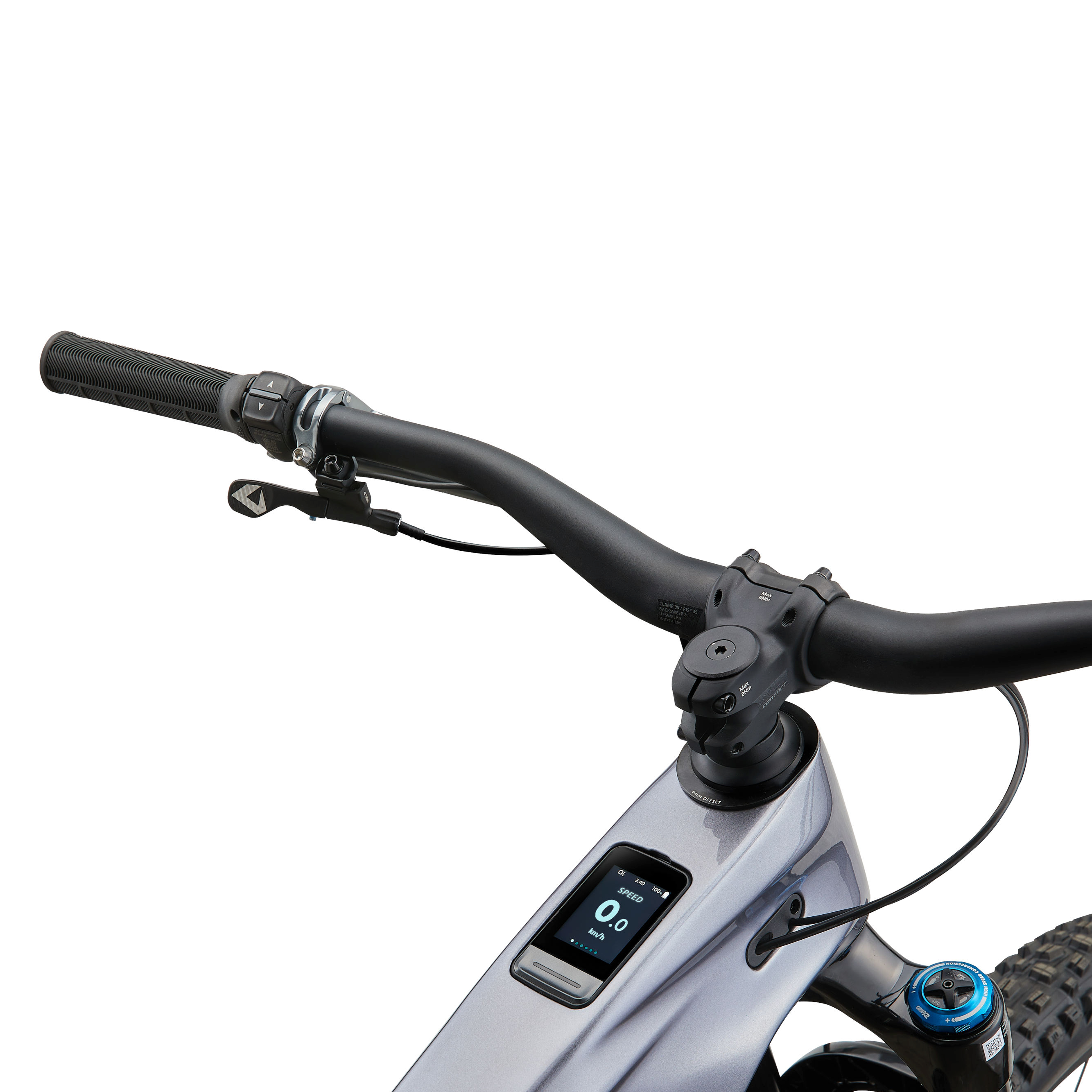 Giant Reign Advanced E+ 1 Mountain Bike - Mercury/Carbon Smoke
