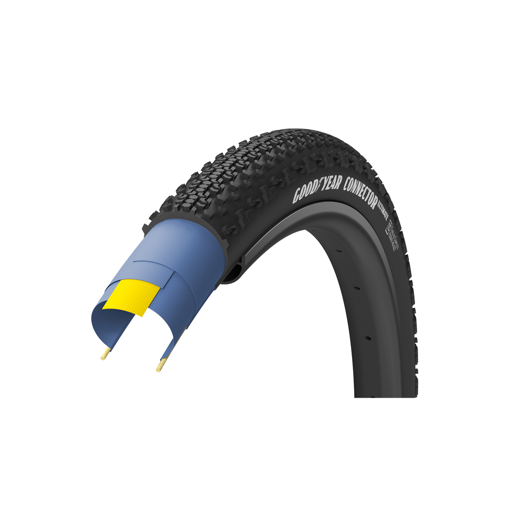 Goodyear Connector Ultimate 真空胎 完整碎石路轮胎 - 黑色