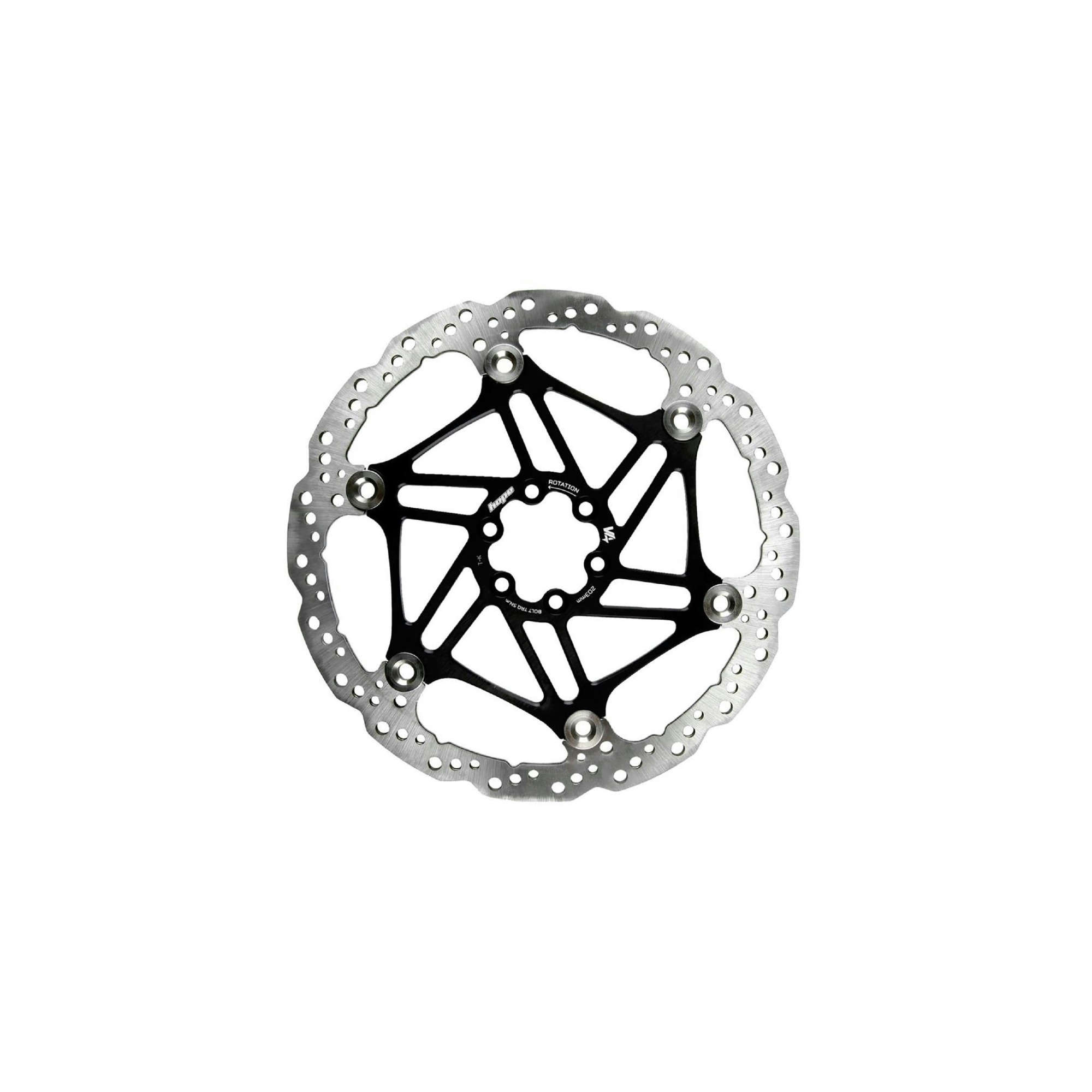 Hope Floating Disc Rotor V4 - 6-Bolt - Black
