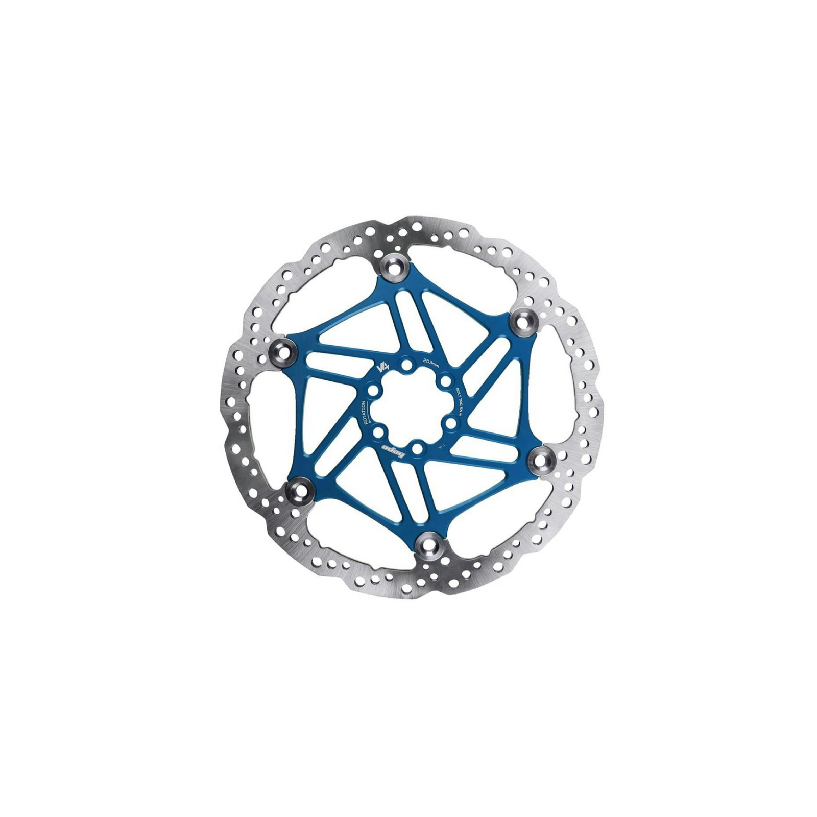 Hope Floating Disc Rotor V4 - 6-Bolt - Blue
