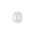 Shimano RHB lock nut for track (M10 x 7.5)