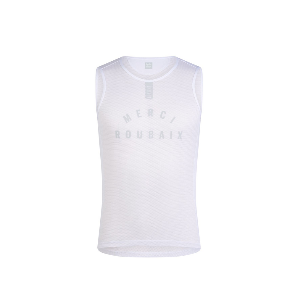 Rapha Pro Team Sleeveless Race Base Layer - White/White