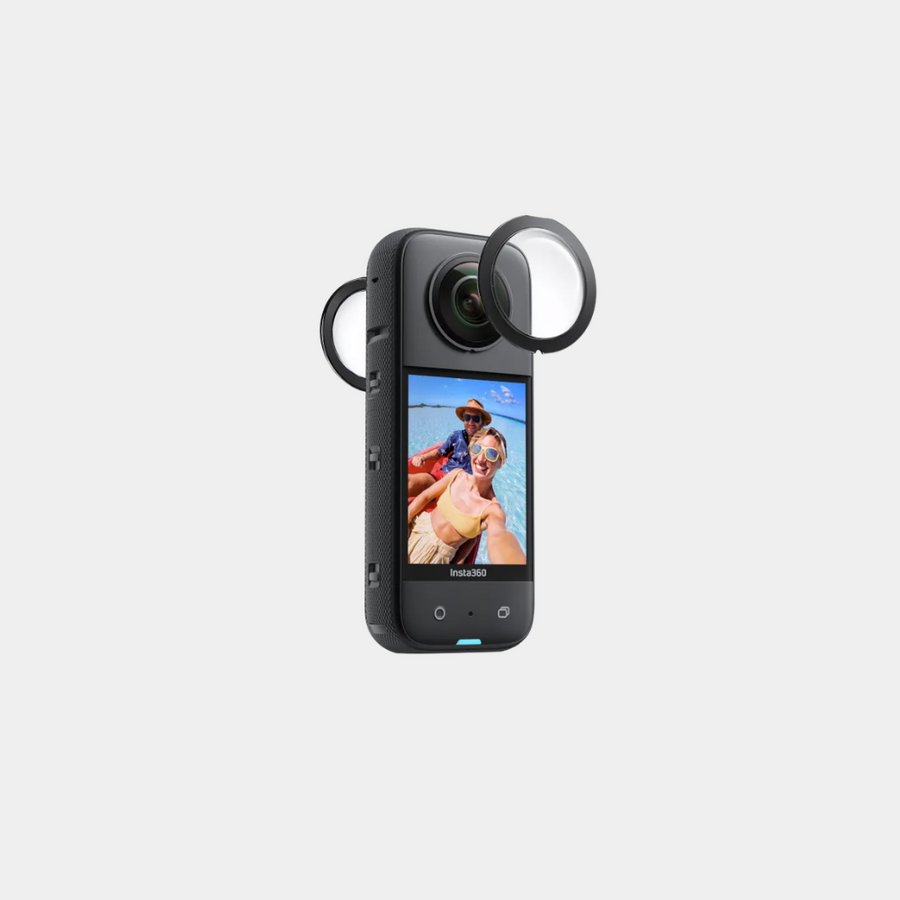 insta360-x3-sticky-lens-guards-on-camera