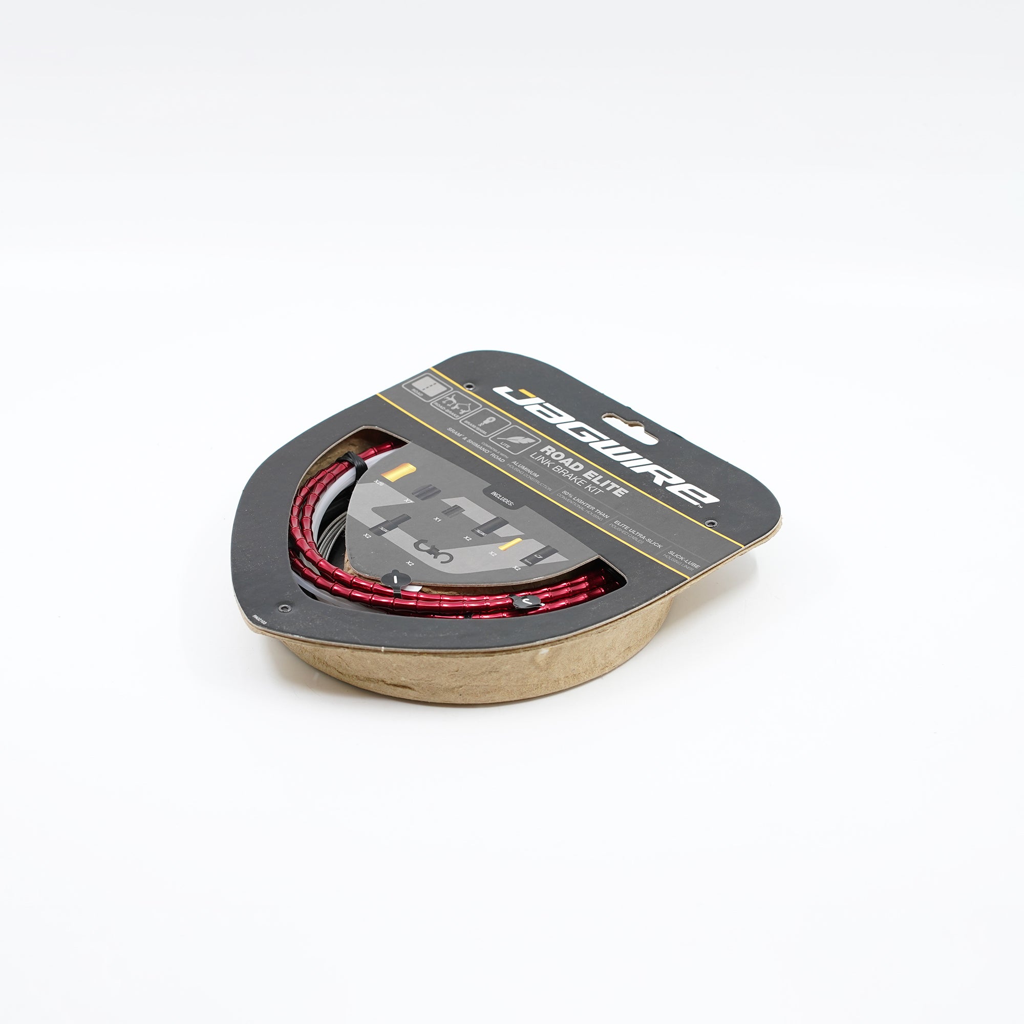 Jagwire Road 2x Elite Link Shift Cable Kit - Red
