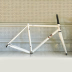 Legor Cicli Nuiorksiti+ Steel Road Frameset - 53cm (Off-White/Bourbon)