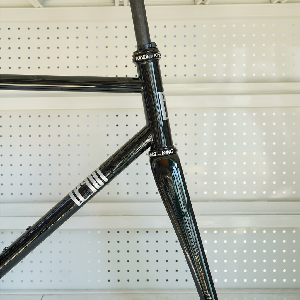 Legor Cicli Nuiorksiti+ Steel Road Frameset - 54cm (Metallic Green/Silver)