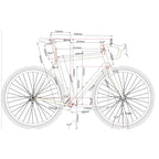 Legor Cicli Nuiorksiti+ Steel Road Frameset - 54cm (Metallic Green)