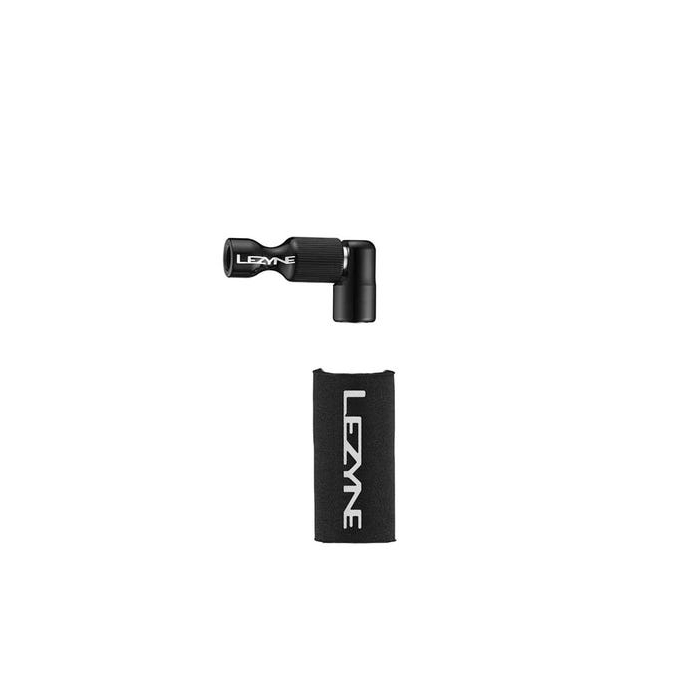 Lezyne Trigger Drv Co2 Head And Sleeve - Black/Gloss