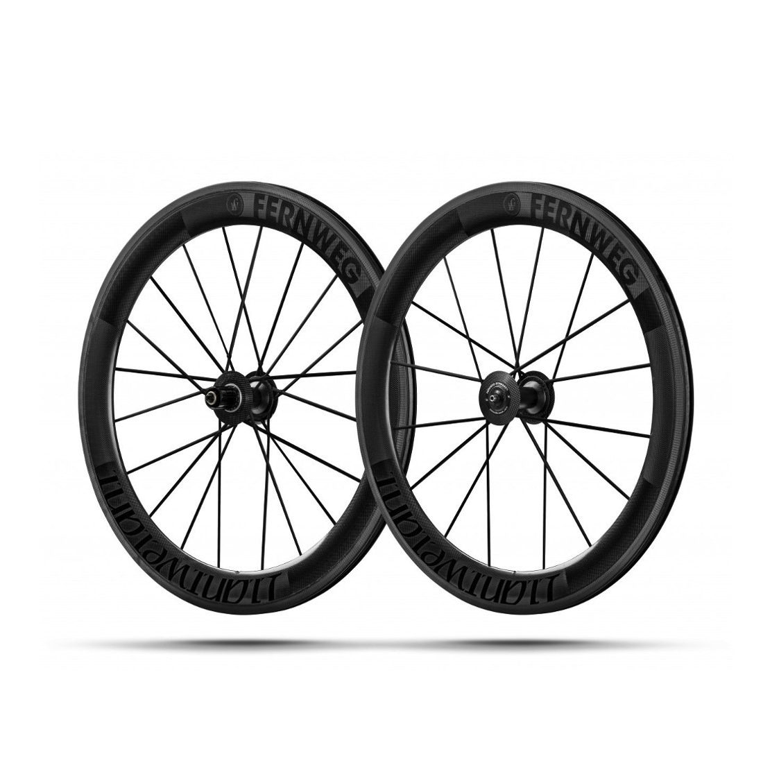 Lightweight Fernweg C 63 Clincher Wheelset - Schwarz Edition