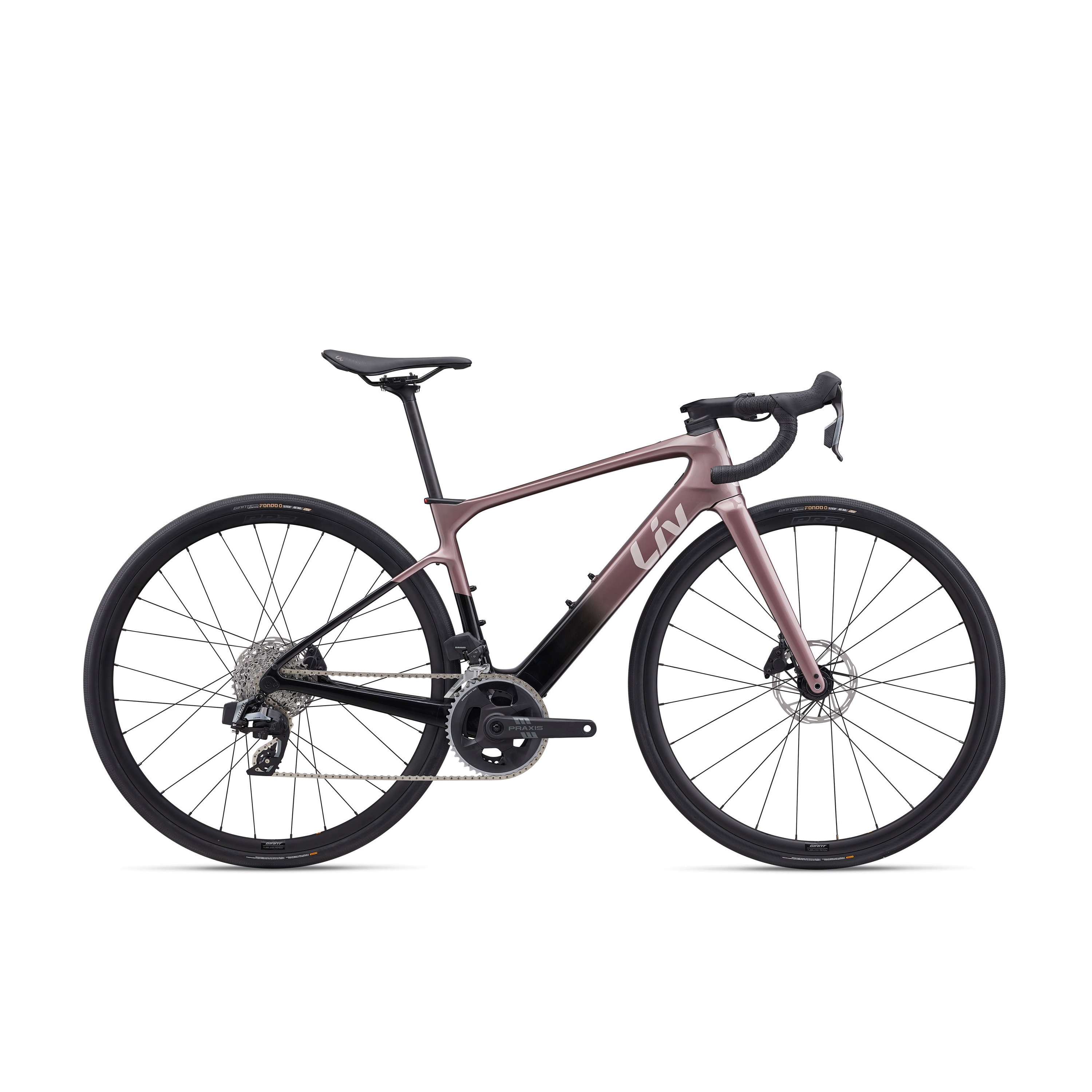 Liv Avail Advanced E+ Elite 2 E-Bike - Iron Rouge/Carbon Smoke