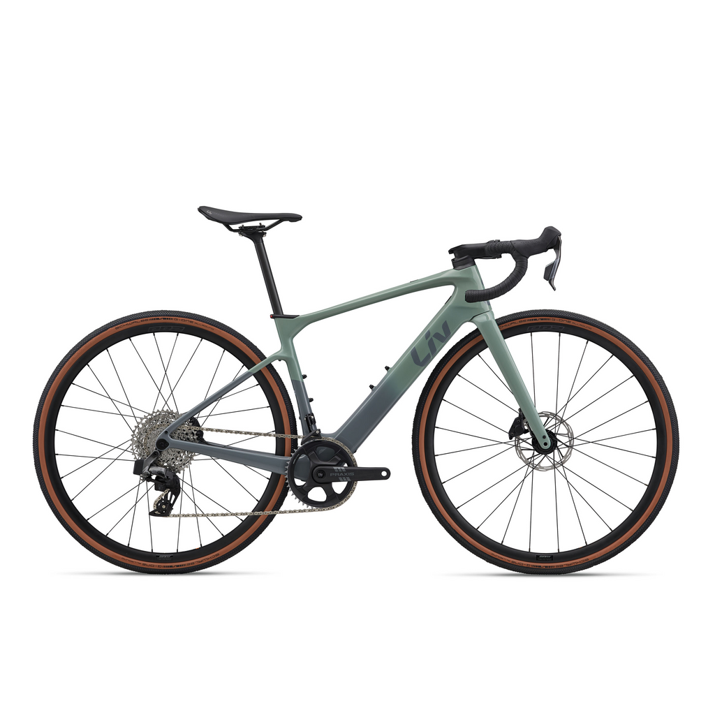 Liv Avail Advanced E+ Elite AR E-Bike - Eucalyptus/Ocean Storm
