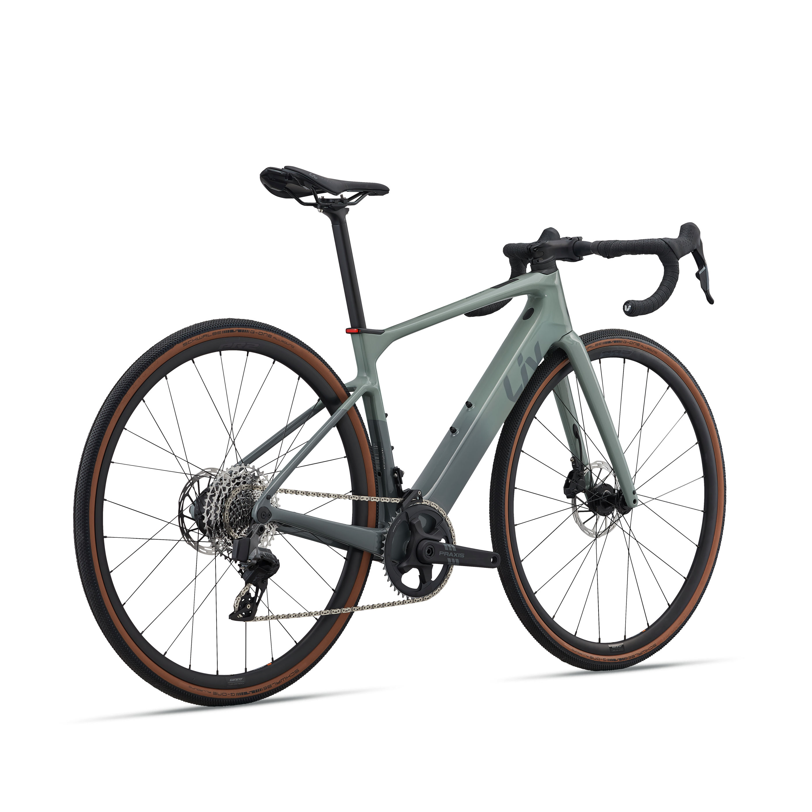 Liv Avail Advanced E+ Elite AR E-Bike - Eucalyptus/Ocean Storm
