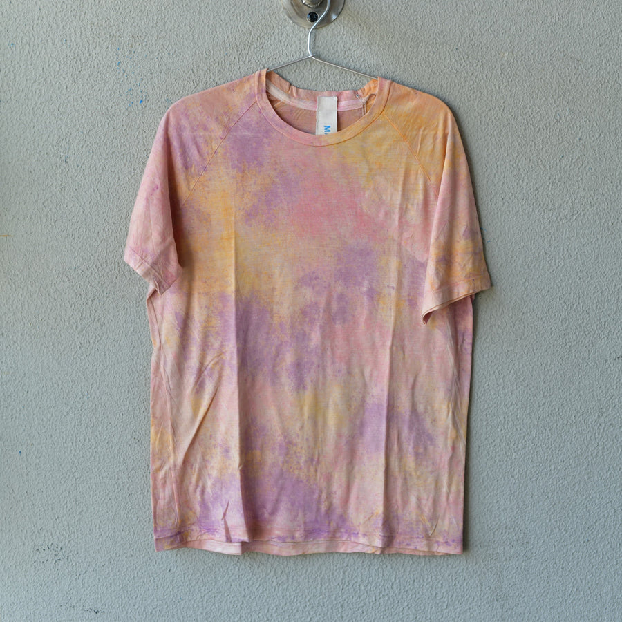 MAAD Merino Tie Dye T-Shirt - Coral (S)