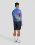MAAP Blurred Out Pro Hex LS Jersey 2.0 - Blue Mix