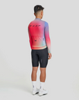 MAAP Blurred Out Pro Hex LS Jersey 2.0 - Red Mix