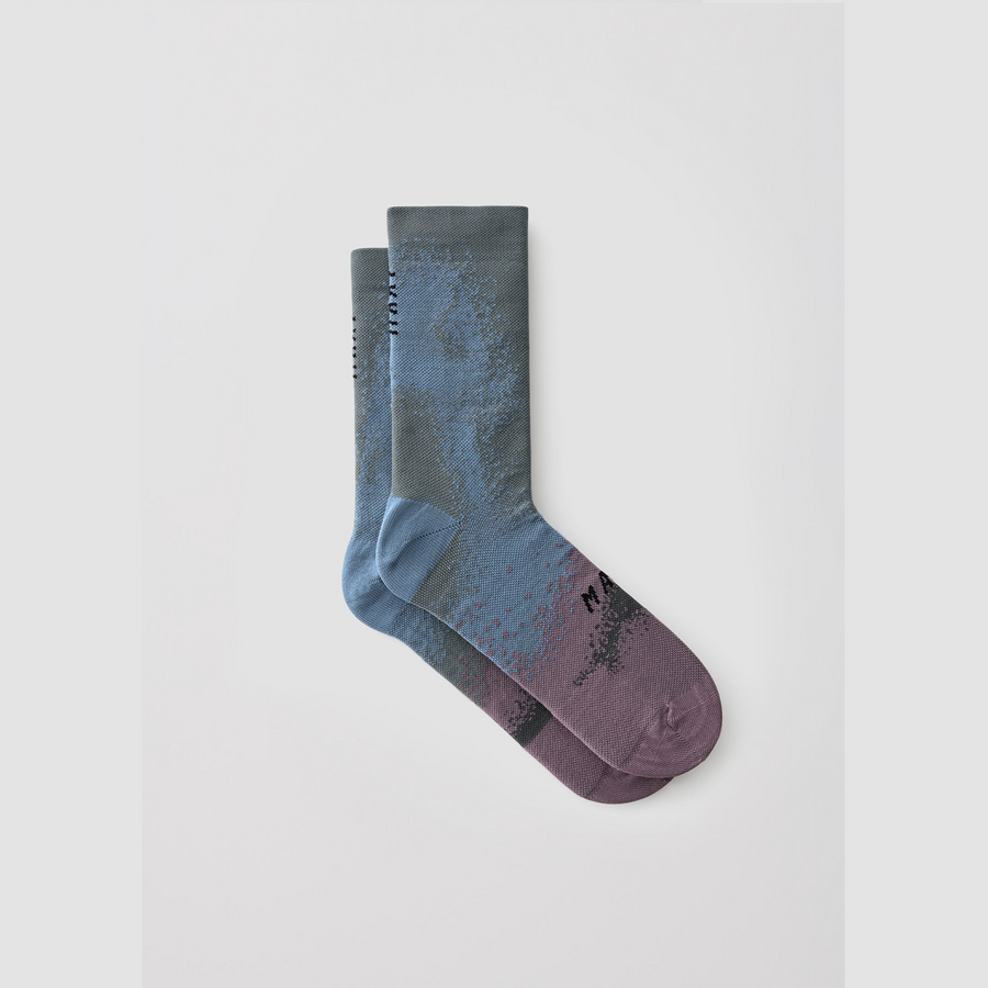 MAAP Blurred Out Sock - Blue Mix