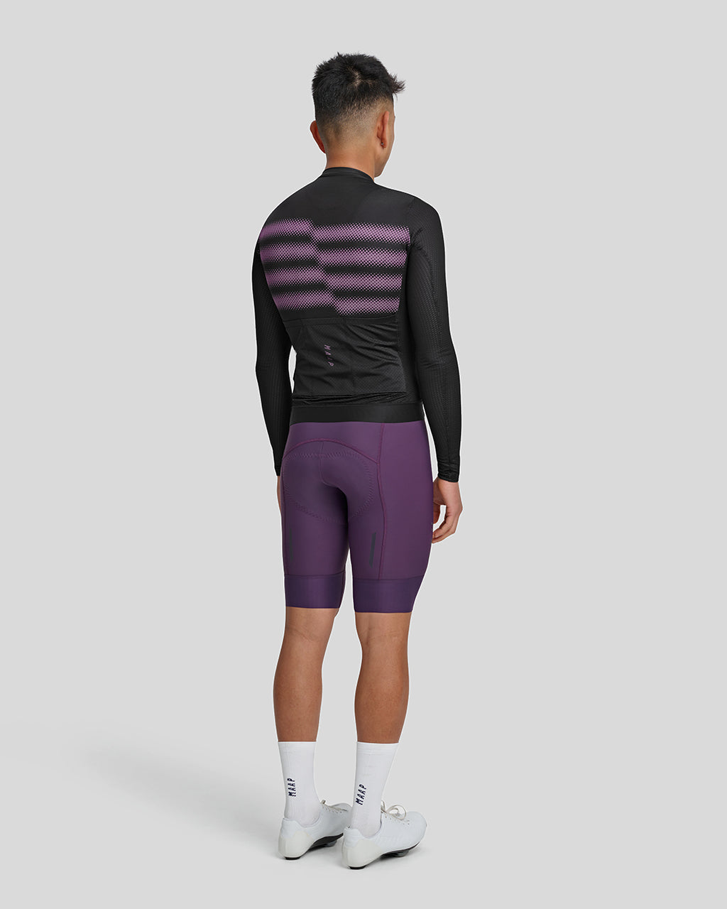 MAAP Blurred Out Ultralight Pro LS Jersey - Black