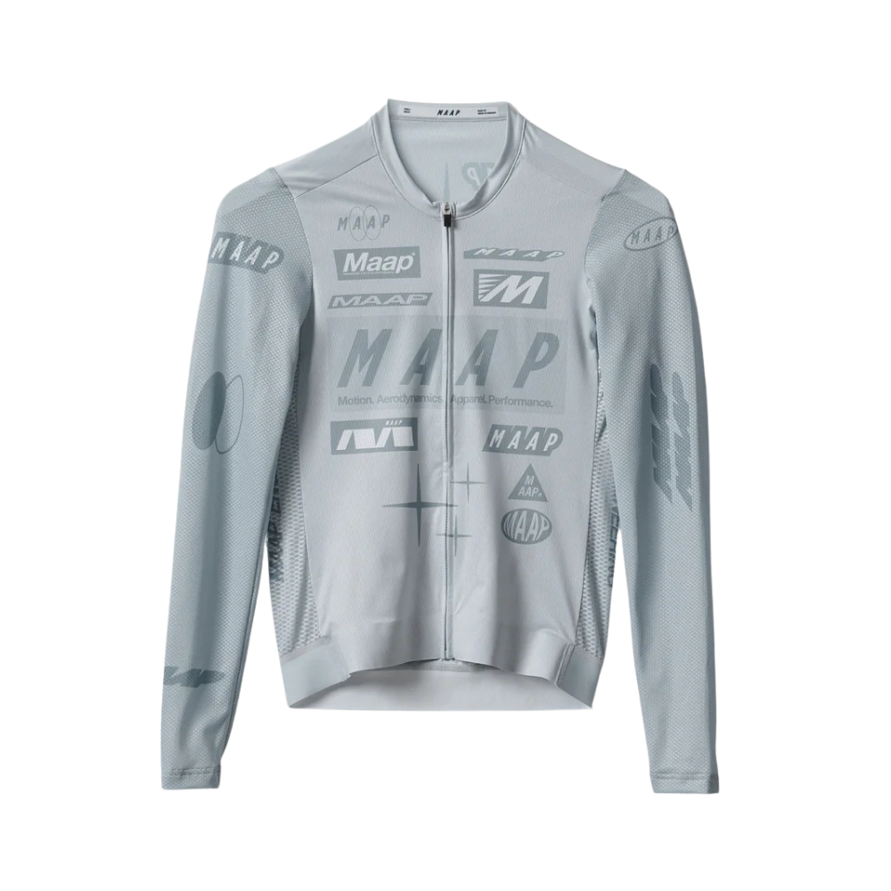 MAAP Drome Pro Air Ls Jersey 3.0 - Ice Gray