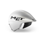 MET Drone Wide Body II Aero Helmet - White Metallic/Glossy