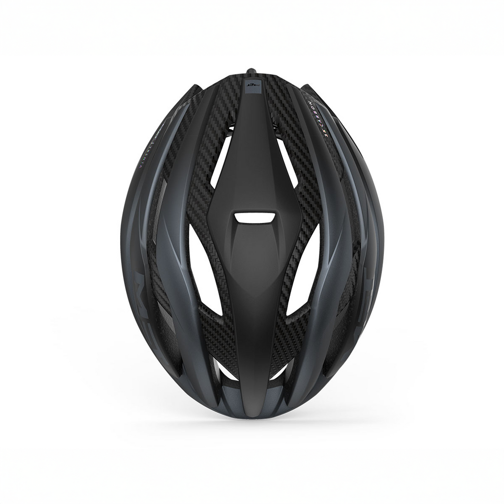 met-trenta-3k-carbon-road-helmet-black-matte-top