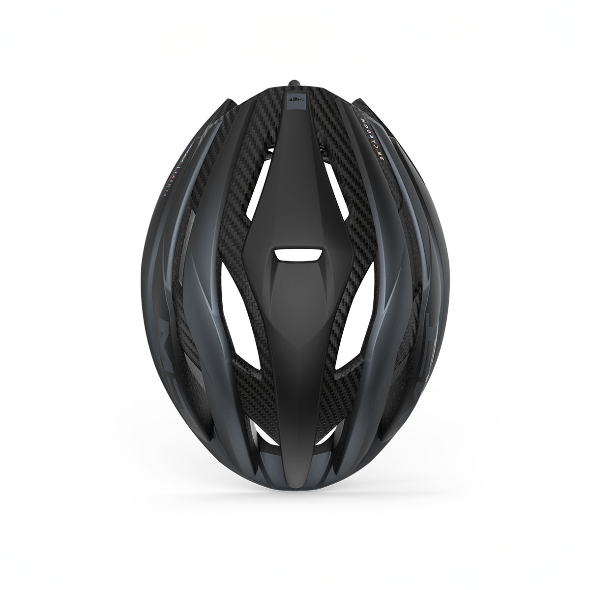 met-trenta-3k-carbon-road-helmet-black-matte-top