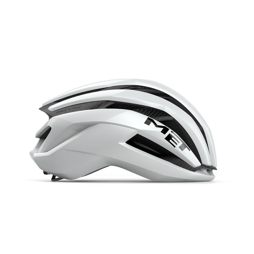 MET Trenta 3K Carbon Road Helmet - White / Glossy