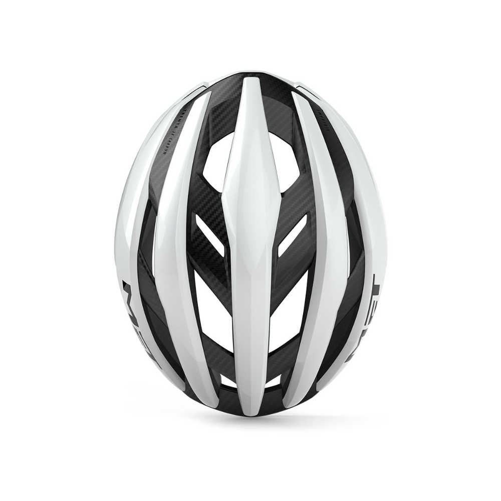 MET Trenta 3K Carbon Road Helmet - White / Glossy