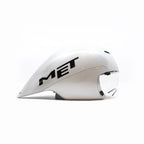 MET Drone Wide Body II Aero Helmet - White Metallic/Glossy
