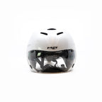 MET Drone Wide Body II Aero Helmet - White Metallic/Glossy