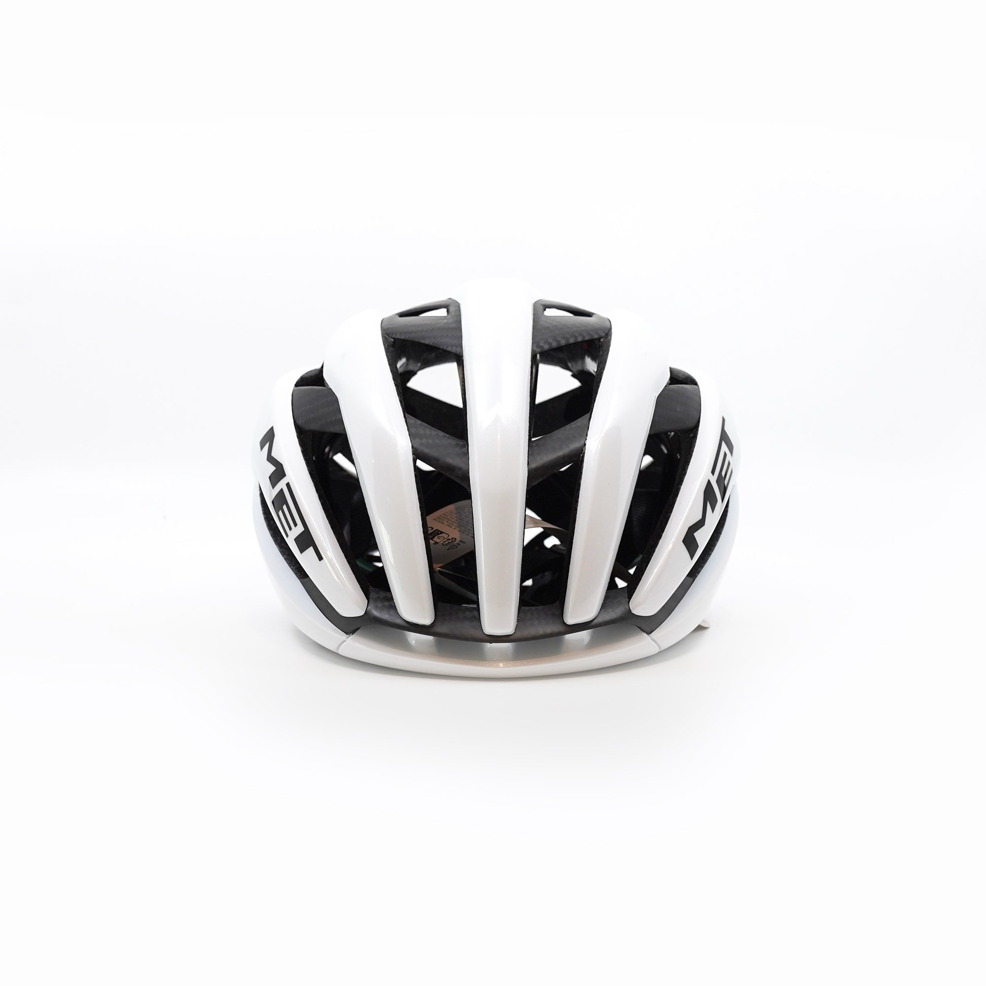 MET Trenta 3K Carbon Road Helmet - White / Glossy