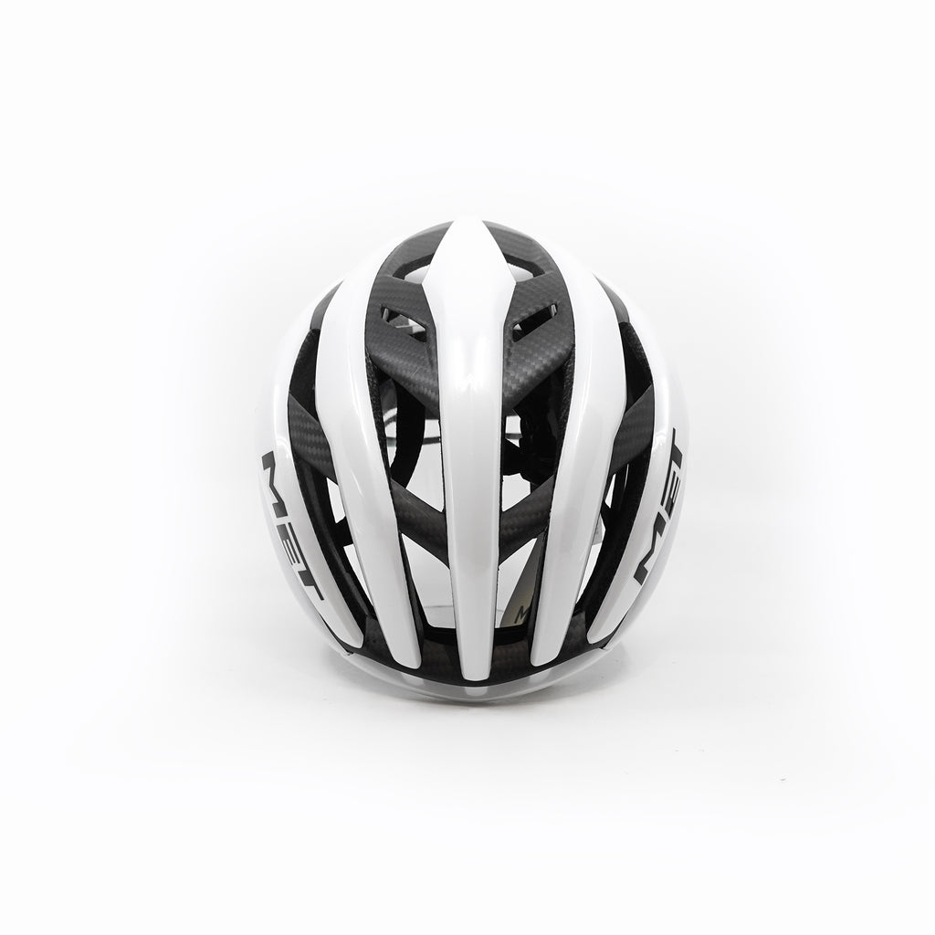 MET Trenta 3K Carbon Road Helmet - White / Glossy