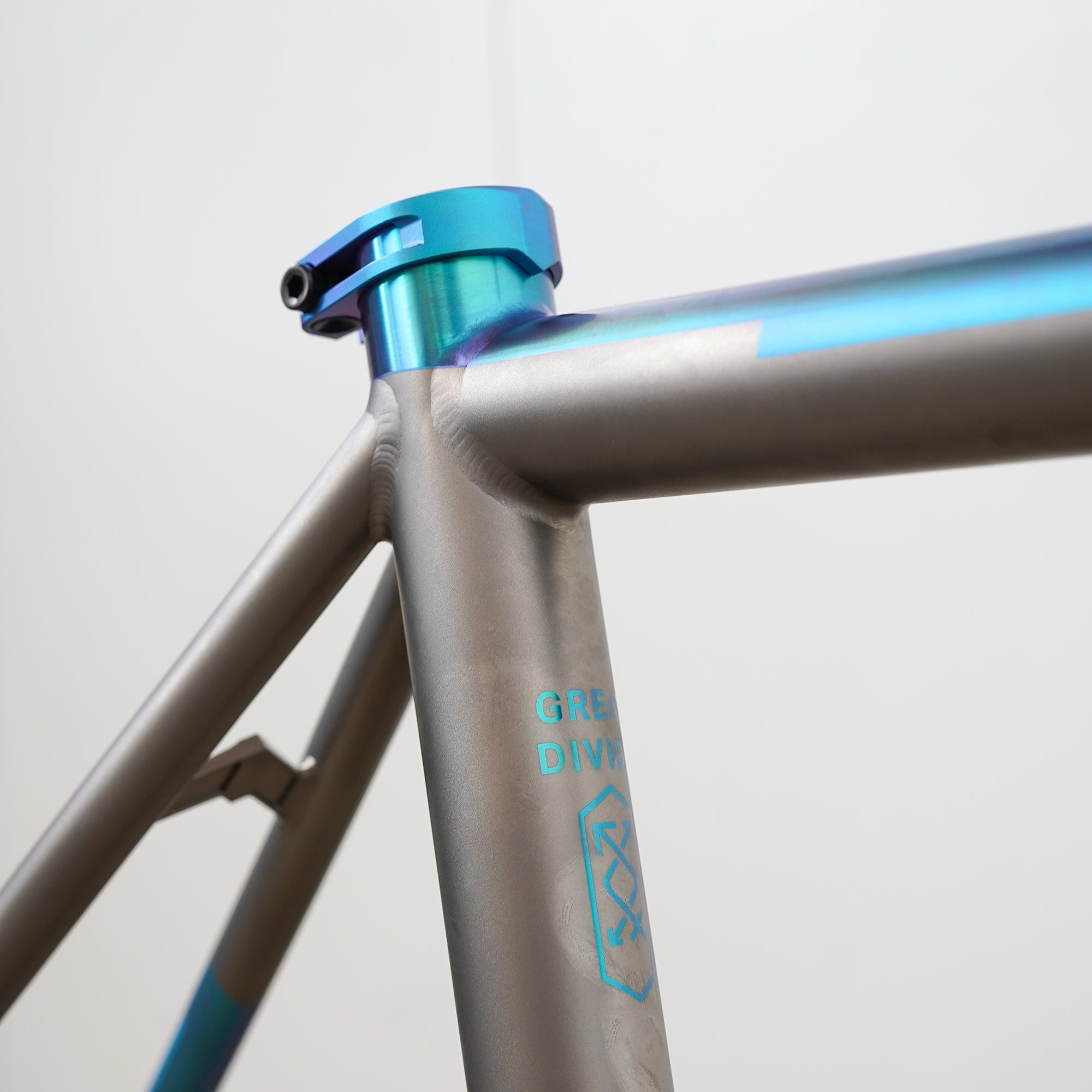 No. 22 Great Divide Titanium Road Frameset - 50cm Turquoise