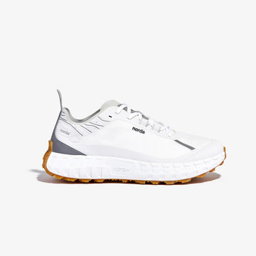 norda 001 Trail Running Shoe (White/Gum)