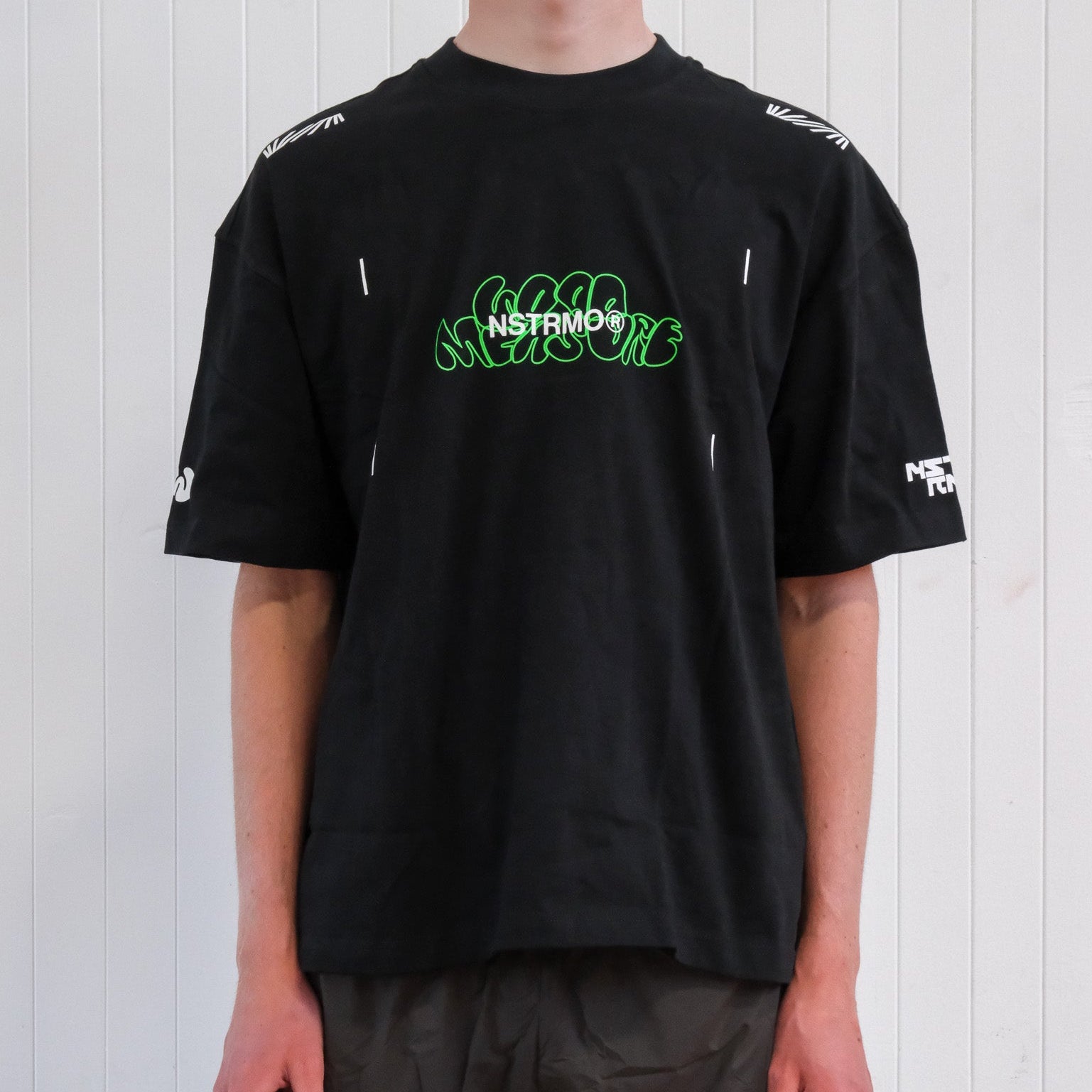 NSTRMO x Good Measure Box Tee - Black