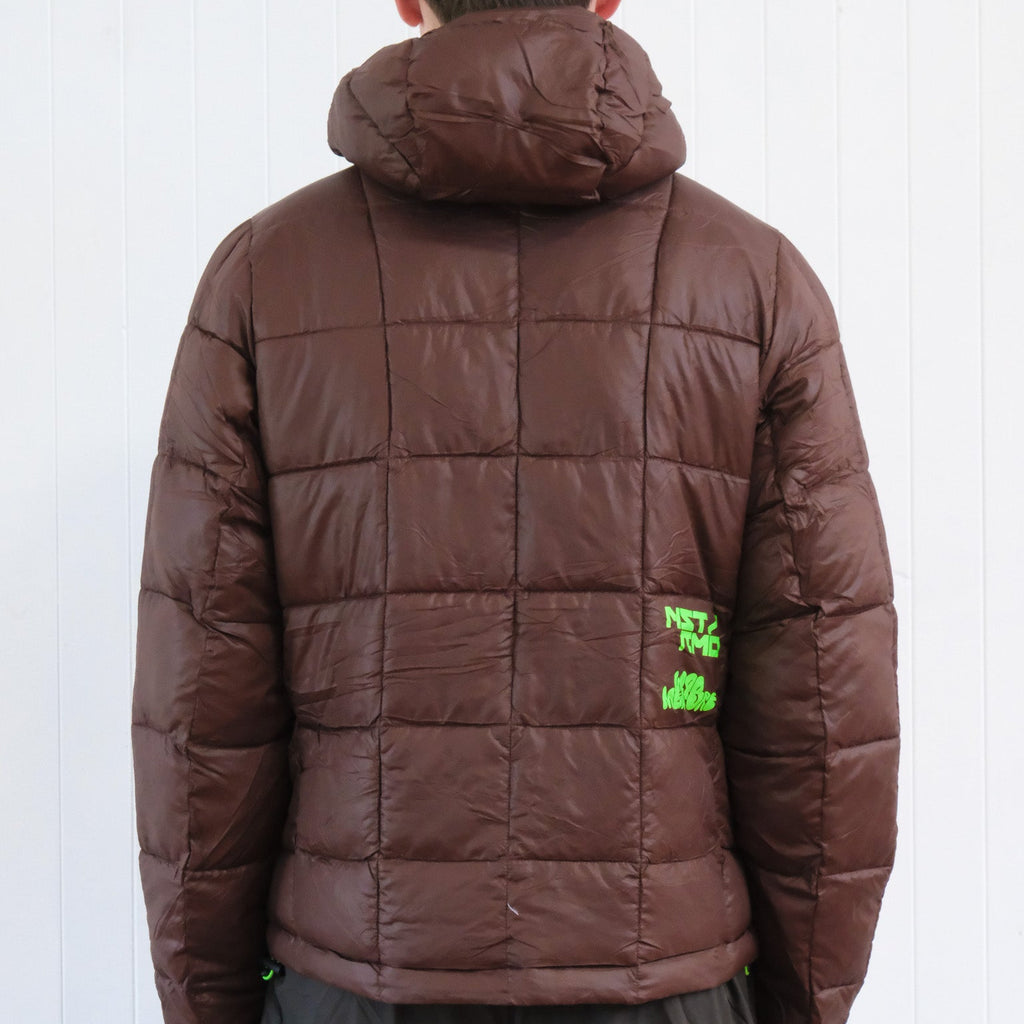 NSTRMO x Good Measure Hooded Puffer Jacket - Cocoa