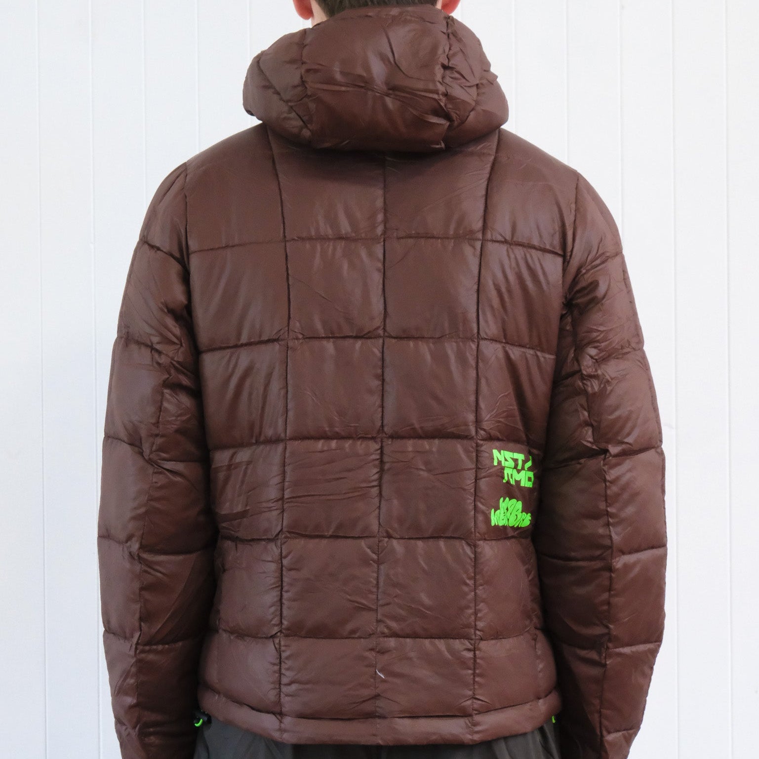 NSTRMO x Good Measure Hooded Puffer Jacket - Cocoa