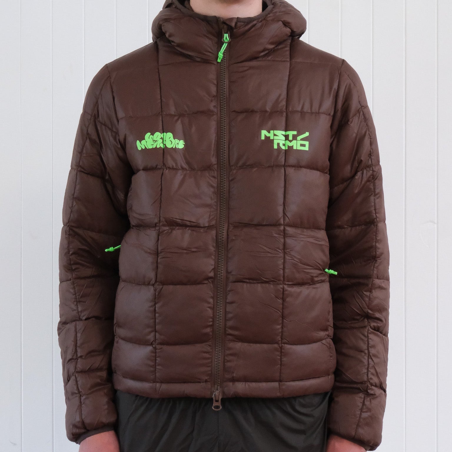 NSTRMO x Good Measure Hooded Puffer Jacket - Cocoa