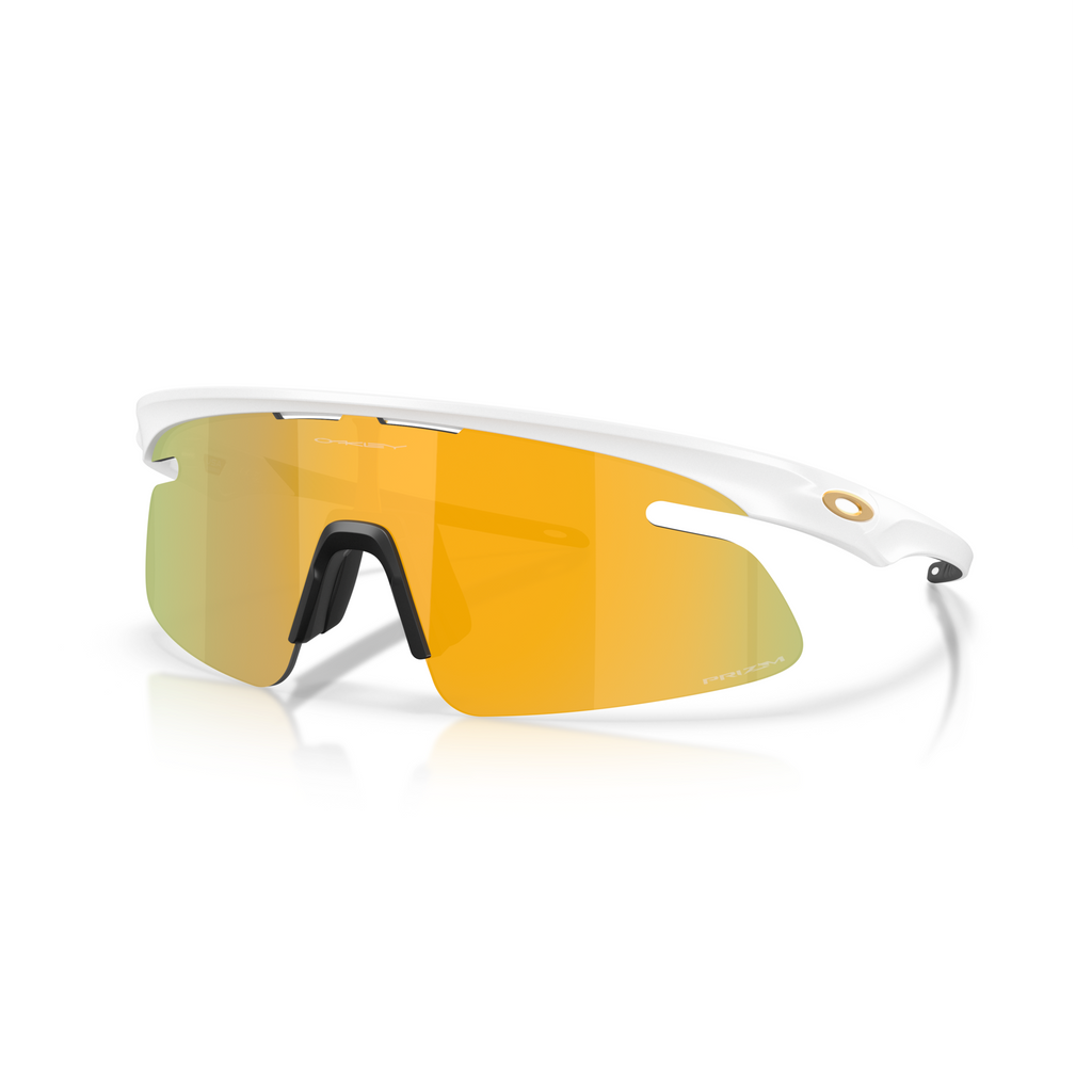 Oakley RSLV Lite Sunglasses - Matte White (Prizm 24k Lens)