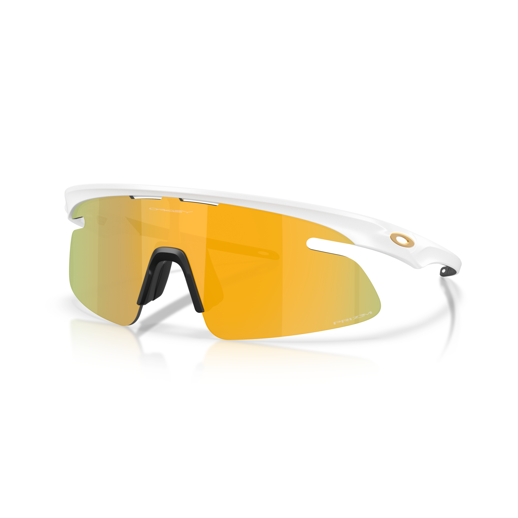 Oakley RSLV Lite Sunglasses - Matte White (Prizm 24k Lens)