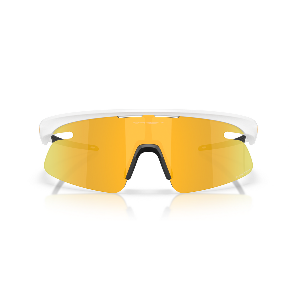 Oakley RSLV Lite Sunglasses - Matte White (Prizm 24k Lens)