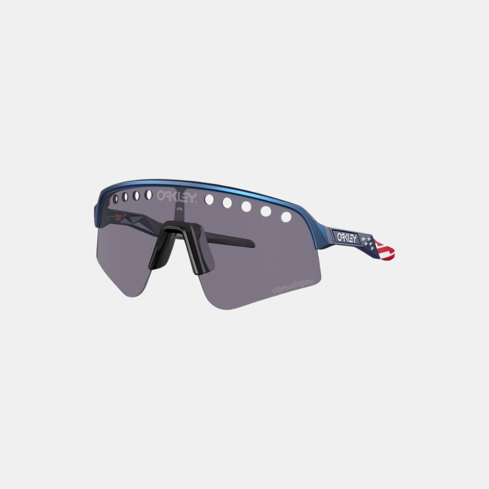 Oakley Sutro Lite Sweep Troy Lee Designs 系列太阳镜 - 蓝色变色镜框（Prizm 灰色镜片）