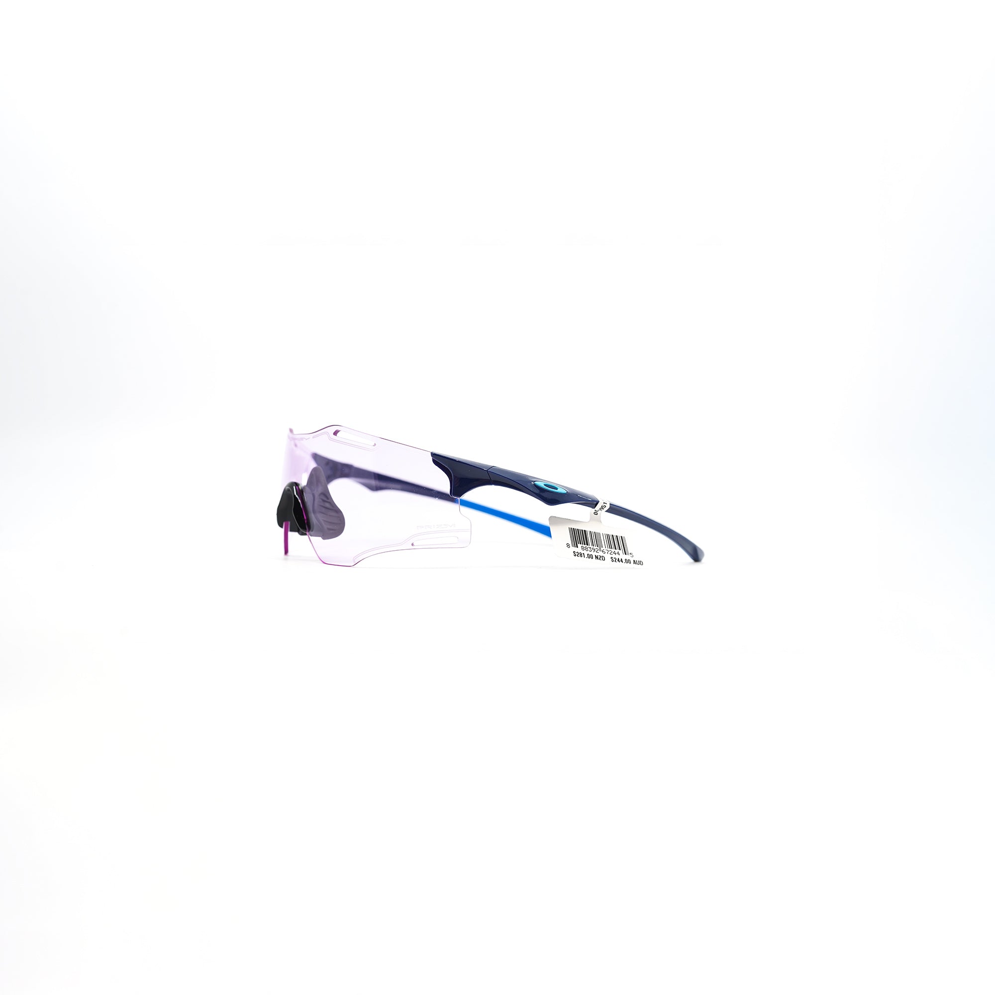 Oakley Cybr Dyno  Sunglasses - Polished Navy (Prizm Low Light Lens)