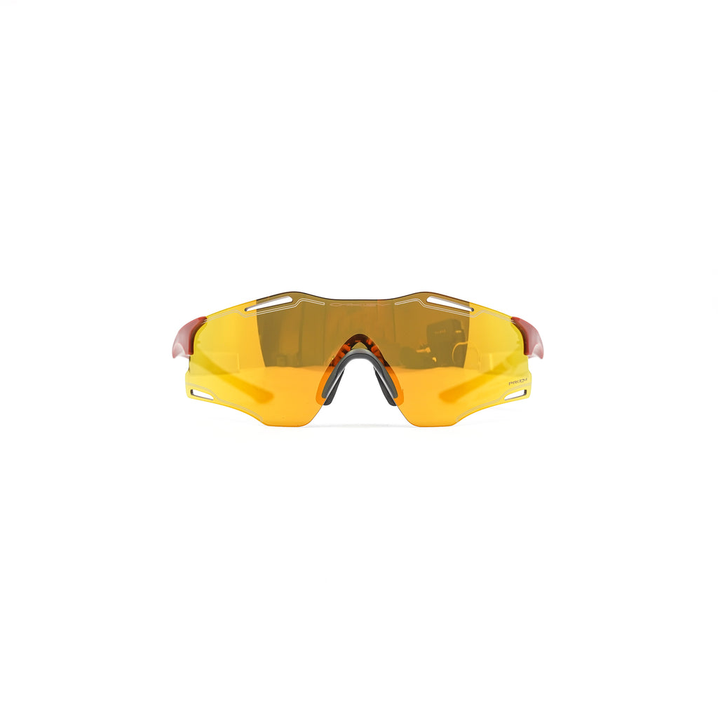 Oakley Cybr Zero 太阳镜 - 哑光铁红色（Prizm 24k 镜片）