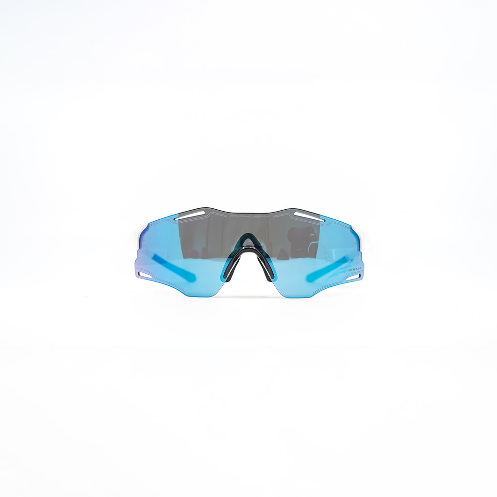 Oakley Cybr Zero 太阳镜 - 抛光白（Prizm 蓝宝石镜片）