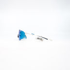 Oakley Cybr Zero 太阳镜 - 抛光白（Prizm 蓝宝石镜片）
