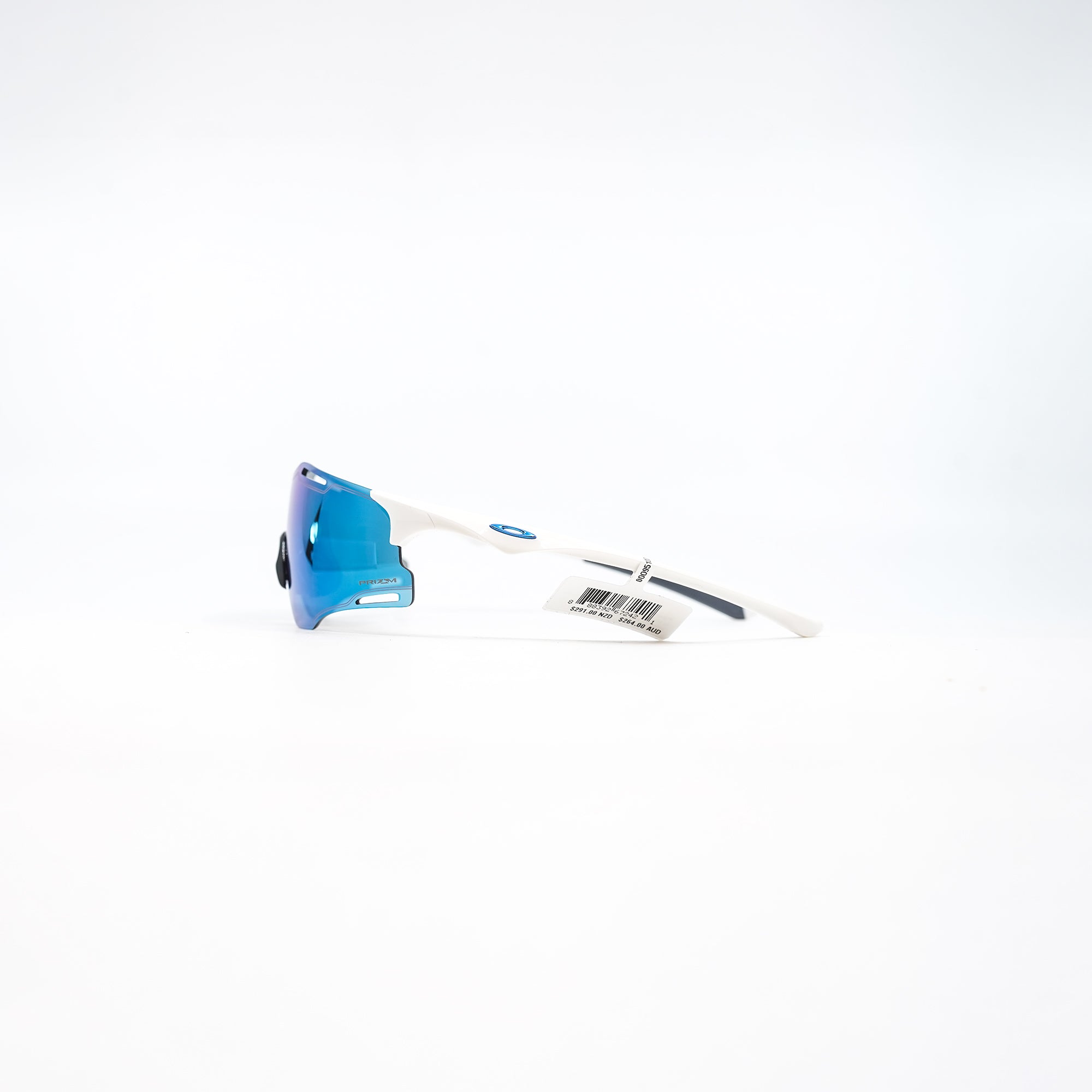 Oakley Cybr Zero 太阳镜 - 抛光白（Prizm 蓝宝石镜片）